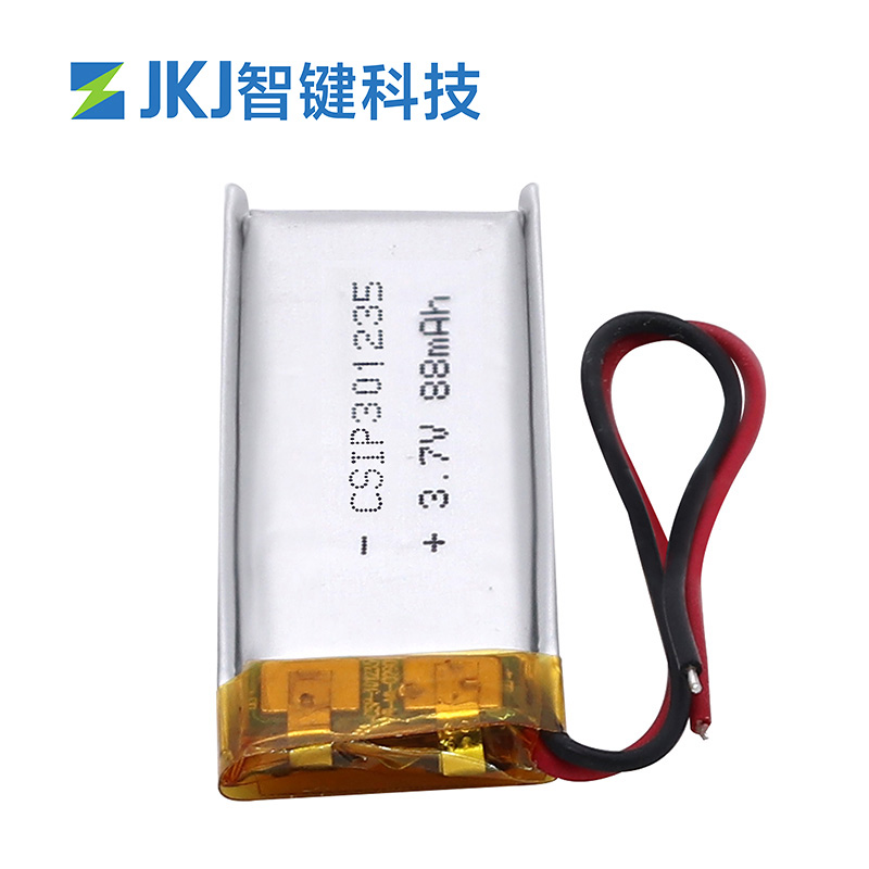 301235 88mAh 專業(yè)軟包聚合物鋰電池生產(chǎn)廠家-智鍵科技有限公司