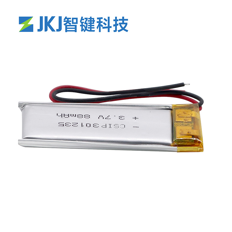 301235 88mAh 專業(yè)軟包聚合物鋰電池生產(chǎn)廠家-智鍵科技有限公司